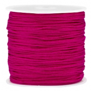Macramé bead cord 0.8mm Violet red