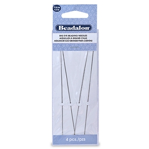 Beadalon Needle 11.6cm Big Eye Argent&eacute;