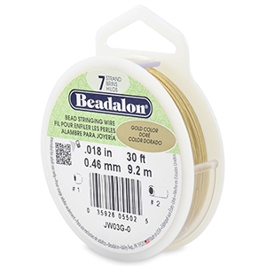 Beadalon stringing wire 7 strand 0.46mm Dor&eacute;