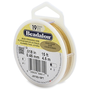 Beadalon stringing wire 19 strand 0.46mm Dor&eacute;