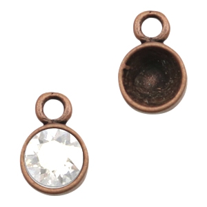 Appr&ecirc;ts en m&eacute;tal TQ serti 1 anneau pour chaton SS39 cuivre (sans nickel)