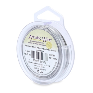 20 Gauge Artistic Wire Acier inox