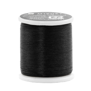 Fil Miyuki Beading thread Noir