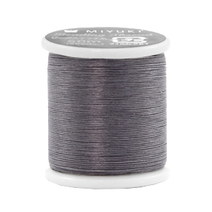 Fil Miyuki Beading thread Gris fonc&eacute;