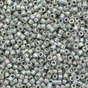Perles Miyuki delicas 11/0 Opaque AB grey DB-168