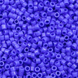 Perles Miyuki delicas 11/0 Opaque cyan blue DB-1138