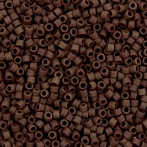 Perles Miyuki delicas 11/0 Opaque matte espresso brown DB-1910