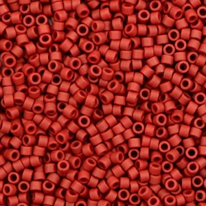 Perles Miyuki delicas 11/0 Metallic matte brick red DB-378