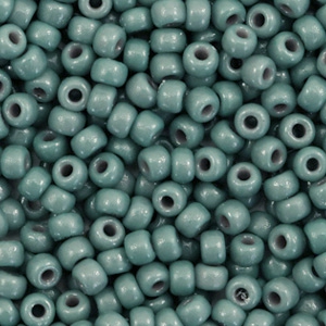 Perles de rocailles Miyuki 8/0 Duracoat opaque eucalyptus green 8-4481