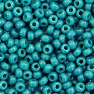 Perles de rocailles Miyuki 8/0 Duracoat opaque azure 8-4483