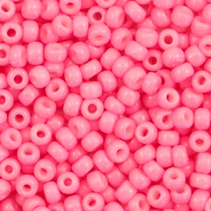 Perles de rocailles Miyuki 8/0 Duracoat opaque carnation pink 8-4467