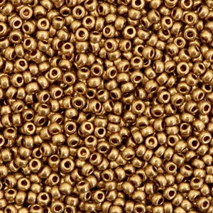 Perles de rocailles Miyuki 11/0 Metallic light bronze 11-457L