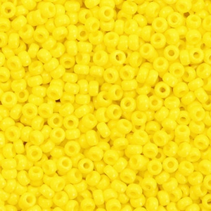 Perles de rocailles Miyuki 11/0 Opaque yellow 11-404