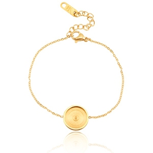 Bracelets en acier Polaris pour cabochon 12mm 