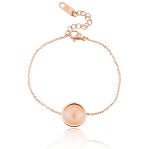 Bracelets en acier Polaris pour cabochon 12mm 