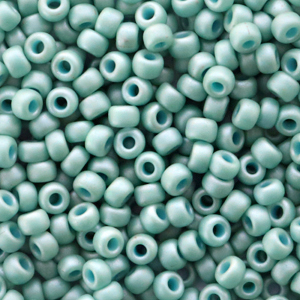 Perles de rocailles Miyuki 8/0 Opaque matte luster sea foam green 8-2028