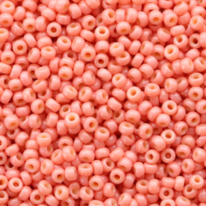 Perles de rocailles Miyuki 11/0 Duracoat opaque light watermelon pink 11-4464