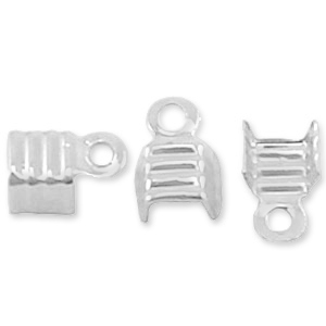 Argent 925 appr&ecirc;ts fermoir pour lacet 3mm Argent