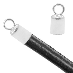 Argent 925 appr&ecirc;ts embouts 2mm Argent