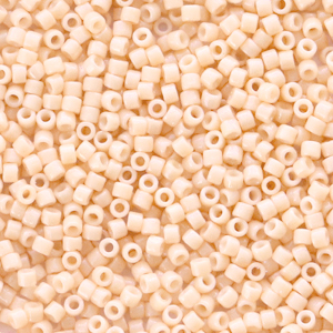 Perles Miyuki d&eacute;licas 11/0 Duracoat opaque dyed champagne cream pink DB-2351