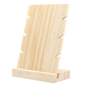 Pr&eacute;sentoir bijoux en bois pour bracelets Naturel (couleur naturelle du bois)