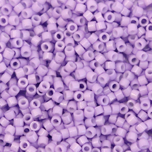Perles Miyuki d&eacute;licas 11/0 Duracoat opaque dyed columbine lila DB-2138