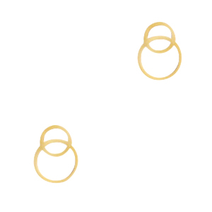 Breloques en acier inox / connecteur anneaux Dor&eacute;