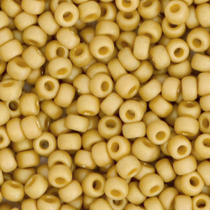 Perles de rocailles Miyuki 8/0 Opaque glazed frosted citron yellow 8-4692