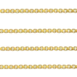 Appr&ecirc;ts en acier inox cha&icirc;ne maille jaseron maille V&eacute;nitienne Dor&eacute;