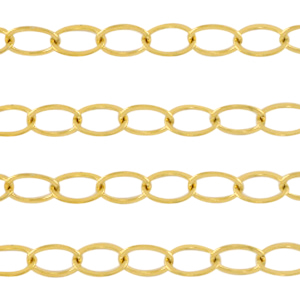 Appr&ecirc;ts en acier inox cha&icirc;ne maille jaseron maille for&ccedil;at Dor&eacute;