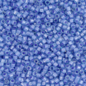 Perles Miyuki d&eacute;licas 11/0 Fancy lined lavender blue DB-2388