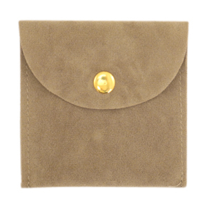 Sachet &agrave; bijoux Marron