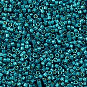 Perles Miyuki d&eacute;licas 11/0 Duracoat galvanized poseidon blue DB-2515