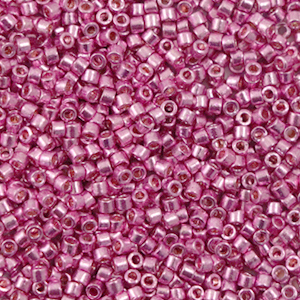 Perles Miyuki d&eacute;licas 11/0 Duracoat galvanized hot pink DB-1840