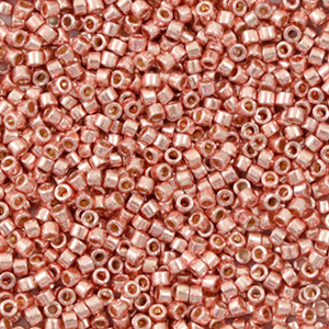 Perles Miyuki d&eacute;licas 11/0 Duracoat galvanized rose gold DB-2503