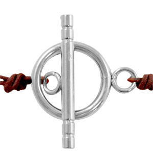 Appr&ecirc;ts en acier Inox fermoir T Argent&eacute;