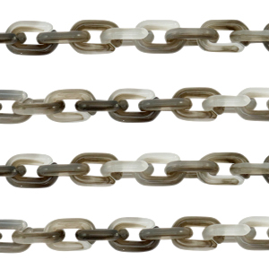 Cha&icirc;ne acrylique 15mm Gris