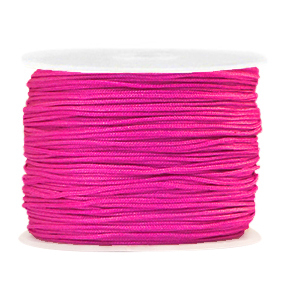 Fil macram&eacute; 1.0mm Rose fuchsia