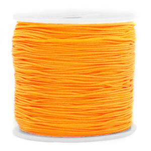 Fil macram&eacute; 0.8mm Orange tropicale