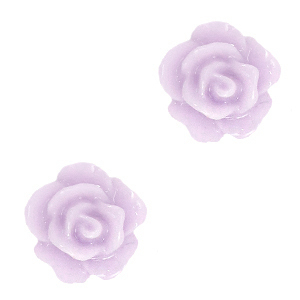 Perles roses 10mm Lilas pastel