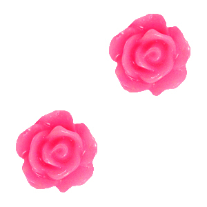 Perles roses 10mm Rose magenta