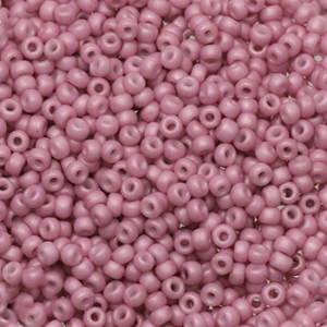 Perles de rocailles Miyuki 11/0 Opaque matte dusty orchid purple 11-2024