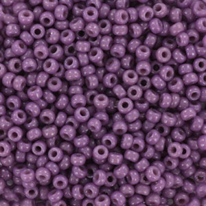 Perles de rocailles Miyuki 11/0 Duracoat opaque dark orchid purple  11-4489