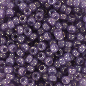Perles de rocailles Miyuki 8/0 Ceylon translucent lavender 8-2377