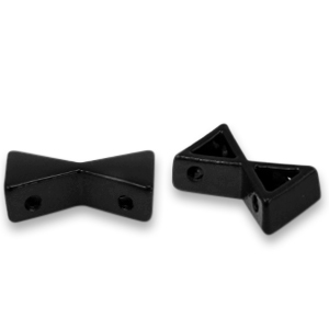 Perles tile sablier Noir