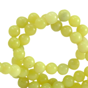 Pierres naturelles Serpentine 6mm Jaune verd&acirc;tre
