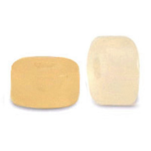 Pierres naturelles Quartz disc 6x3mm Orange ambre