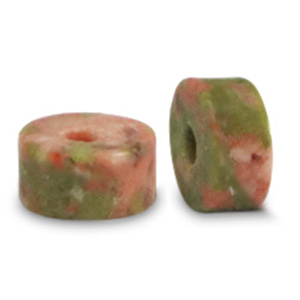 Pierres naturelles Quartz disc 6x3mm Marron bronzage