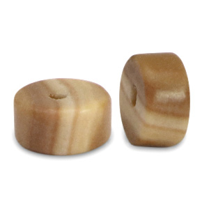 Pierres naturelle Calcite disc 4x2mm Marron