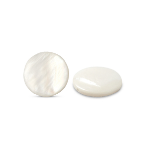 Perles coquillage 8mm Blanc (couleur naturelle)